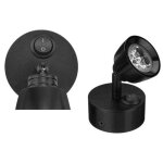 Lampe de lecture led 12 v 3 w, lumi�re noire, applique murale d'int�rieur avec interrupteur, �clairage ...