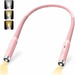 Lampe de lecture pour lire au lit lampe de lecture de cou rechargeable led 3 couleurs lampe liseuse luminosit ...