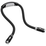 Lampe de lecture pour livres au lit, lampe de lecture tour de cou, mains libres, 4 perles led, 3 niveaux ... Lampe de lecture pour livres au lit, lampe de lecture tour de cou, mains libres, 4 perles led, 3 niveaux ...