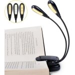 Lampe de lecture rechargeable  14 leds, lampe de pupitre, 3 luminosits