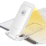 Lampe de lecture usb liseuses led rechargeable avec lampe de lecture pour lire au lit pince 3 niveaux ...
