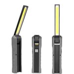 Lampe led rechargeable, baladeuse led rechargeable cob torche lampe de poche avec base magn�tique 3 modes ...