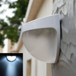 Lampe led solaire sans fil avec capteur, fixation murale, pour jardin, goutti�re, cl�ture, mur, toit, ...