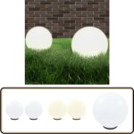 Lampe  led sous forme de boule 2 pcs sphrique 40 cm pmma - lampes de jardin - luminaires exterieurs ...