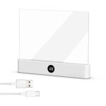 Lampe de livre plate, panneau de lampe de lecture � led, pour lecture de nuit au lit, lampe de page de ...