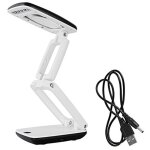 La lampe de loupe bureau �clair�e avec lumi�re sur support led visi�re poche portable pliante 3x pour ...