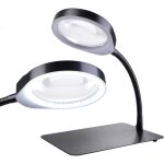 Lampe loupe, grossissement 10x loupe de table daylight flexible loupe de bureau pour travaux, rparation, ...
