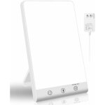 Lampe de luminoth�rapie 10000 lux, lampe lumi�re du jour avec minuteur et luminosit� r�glable, led sans ...