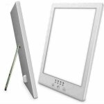 Lampe de luminothérapie 12000 lux, led sans uv avec luminosité et température de couleur réglables, minuteur, ... Lampe de luminothérapie 12000 lux, led sans uv avec luminosité et température de couleur réglables, minuteur, ...