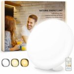 Lampe de luminothrapie lampe sdd 10000 lux avec 3 modes de couleurs, 5 niveaux de luminosit, lampe ...