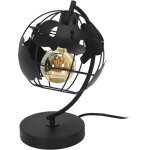 Lampe a poser metal noir globe