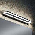 Doporro - lampe pour miroir 9w led salle de bain 910 lumen 40cm applique muaral chrome lumire miroir ...