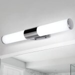 Lampe pour miroir led applique 16w blanc froid 4000k moderne eclairage mural tanche ip44 900lm c applique ...