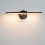 Lampes pour miroir led dimmable avec interrupteur, applique salle de bain rotative � 300� led 8w 4000k ...