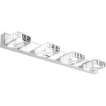 Lampe miroir salle de bain led 12w, moderne lampe miroir led avec 4 luminaires salle de bain 62cm luminaire ...