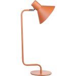 Lampe � poser moderne en m�tal abat - jour en c�ne orange ajustable bureau rimava