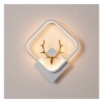 Applique murale r�tro lampe murale vintage en fer et bois r�tro cage design noir lampe murale interieur ...