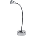 Lampes murales led argent�es, col de cygne flexible, lampe de lecture de chevet pour chambre � coucher, ...
