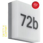 Lampe num�ro de maison applique ext�rieure pour ext�rieur applique murale anthracite capteur cr�pusculaire ...