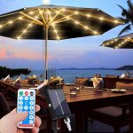 Lampes pour parasol solaire, 104 leds lumières de parasol avec télécommande, 8 modes eclairage led pour ... Lampes pour parasol solaire, 104 leds lumières de parasol avec télécommande, 8 modes eclairage led pour ...