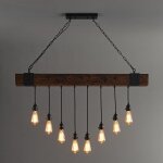 Lampe pendante � 8 t�tes lampe pendante industrielle � fixer au plafond lampe pendante vintage lampe ...