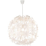 Lampe pendule design chambre plafond lampe suspendue fleurs spot blanc globo 15024