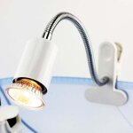 Lampe avec pince e27 2pcs 45w lampe de bureau a pince avec interrupteur lampe flexible e27 lampe pour ...