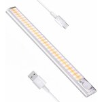 Lampe de placard 160 led sans fil, reglette led cuisine, eclairage led cuisine sous meuble, lampe � d�tecteur ...