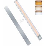 Lampe de placard 160 led sans fil, reglette led cuisine, eclairage led cuisine sous meuble, lampe  dtecteur ...