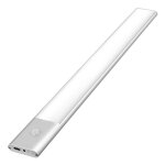 Lampe placard led detecteur de mouvement, reglette led cuisine sous meuble 2 en 1 rechargeable usb et ...