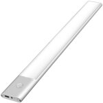 Lampe placard led detecteur de mouvement, reglette led cuisine sous meuble 2 en 1 rechargeable usb et ...