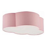 Lampe de plafond rose nuage tissu enfants b�b� mignon