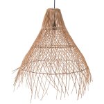 Privatefloor - lampe de plafond en rotin - lampe suspendue de stile boho bali - trui naturel