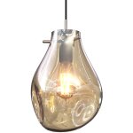 Privatefloor - lampe de plafond en verre - suspension design - vera ambre