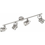 Wofi - lampe plafonnier vintage plafonnier orientable plafonnier industriel vintage, m�tal nickel mat, ...