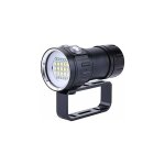 Lampe de plonge sous - marine ipx8 tanche 18000lm 80m lampe de poche de plonge pour la photographie ...
