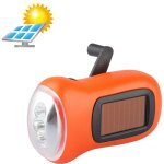 Lampe de poche � dynamo, pas besoin de charger la lampe de poche � manivelle d'urgence � �nergie solaire ...