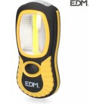 Edm - lampe de poche led xl double fonction, 3 led, led cob, avec aimant et crochet 36382