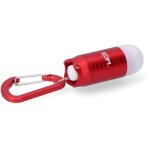 Edm - lampe de poche porte - cl�s ? led 0, 5w ? aluminium ? couleurs assorties ? mousqueton ? piles incluses ...