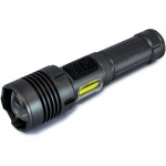 Lampe de poche rechargeable zoom tlescopique 1200 lumens 7 modes d'clairage avidsen 103645