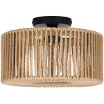 Lampes rondes tissées en rotin de style rétro, foyer, éclairage de couloir, plafonniers, abat - jour ... Lampes rondes tissées en rotin de style rétro, foyer, éclairage de couloir, plafonniers, abat - jour ...