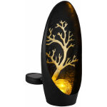 Lampes solaires de d�coration de jardin pour l'ext�rieur, d�coration de balcon ext�rieur, noir, argent, ...