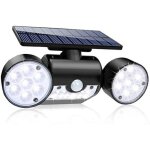 Lampe solaire à détecteur de mouvement étanche ip65, 30 led applique solaire extérieure sans fil avec ... Lampe solaire à détecteur de mouvement étanche ip65, 30 led applique solaire extérieure sans fil avec ...