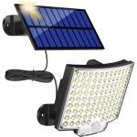 Lampes solaires d'ext�rieur 106 led avec d�tecteur de mouvement, �tanch�it� ip65, angle d'�clairage 120 ...