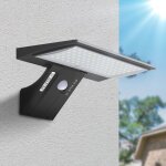 Lampe solaire exterieur, 2600mah dtecteur de mouvement clairage solaire extrieur tanche sans fil ...