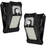 Lampe solaire d'ext�rieur 45 led avec d�tecteur de mouvement et pince, 3 modes et 3 m�thodes de montage, ...