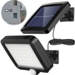 Lampes solaires d'extérieur, lampe solaire d'extérieur à 56 led avec détecteur de mouvement, étanche ... Lampes solaires d'extérieur, lampe solaire d'extérieur à 56 led avec détecteur de mouvement, étanche ...