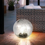 Lampe solaire d'extrieur lampe boule, lampe de jardin led, chane lumineuse intgre, lampe de terrasse, ...