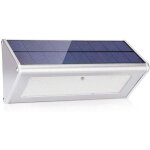 Lampes solaires d'ext�rieur avec d�tecteur de mouvement, 48 led, 1 100 lm, 4 500 mah, bo�tier en aluminium ...