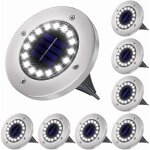 Lampes solaire ext�rieur jardin, 16led lampes solaires au sol ip65 etanche lampe spots decorative, pour ...